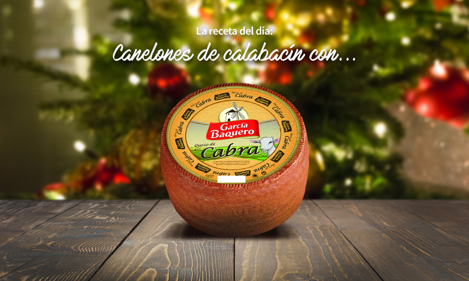 #LoBuenoUne, también en Navidad: receta canelones de calabacín y queso de cabra García Baquero