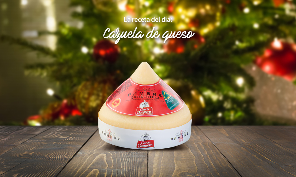 #LoBuenoUne, también en Navidad: cazuela de Queso DO Tetilla Castillo de Pambre al horno con tomate y orégano