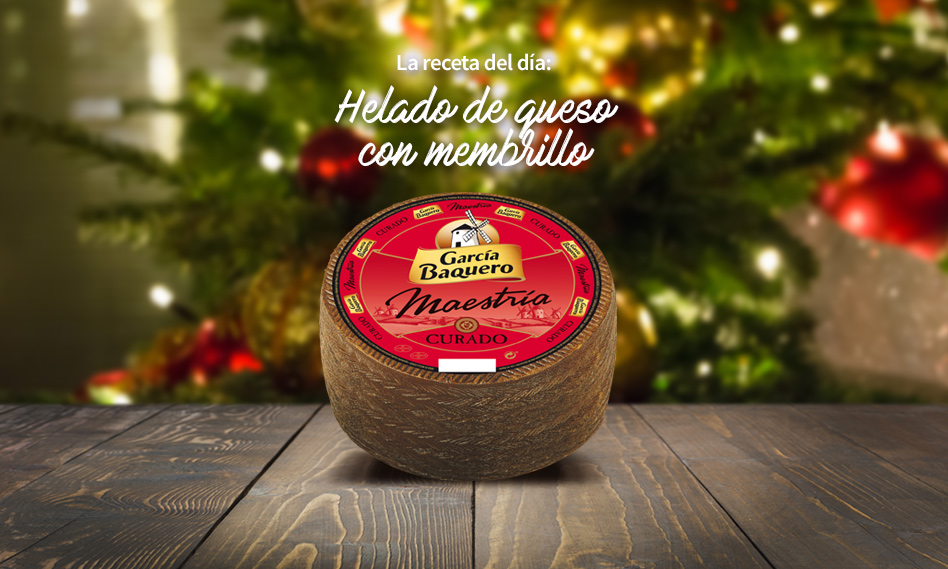 #LoBuenoUne, también en Navidad: receta de helado de queso con membrillo.