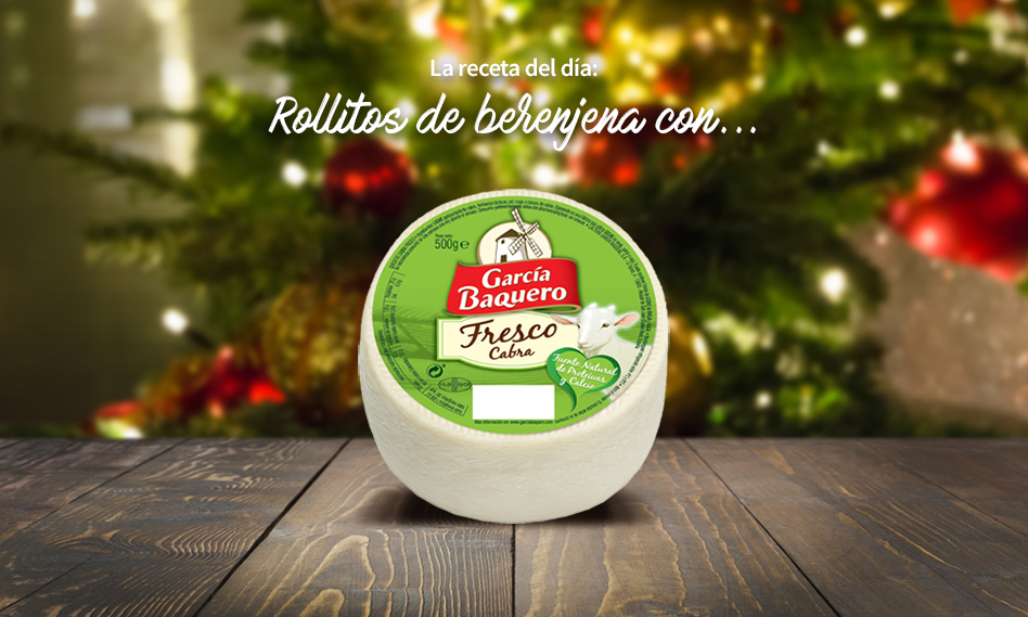 #LoBuenoUne, también en Navidad: receta rollitos de berenjena rellenos de queso