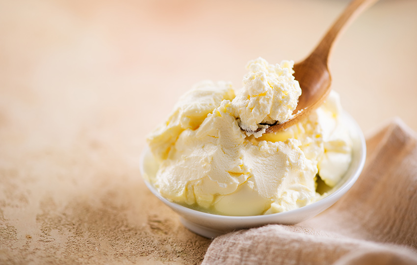 helado con queso curado y membrillo. Prepara tus postres con Maestría Curado García Baquero #LoBuenoUne también en Navidad 