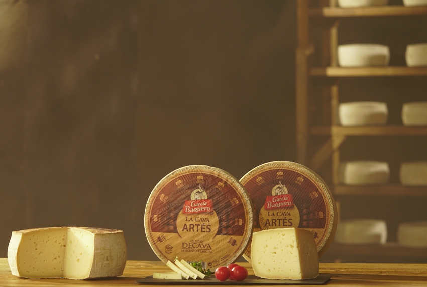 La Cava Artés, uno de los quesos de Cava de García Baquero concorteza enmohecida y sabor redondo, dulce y afrutado