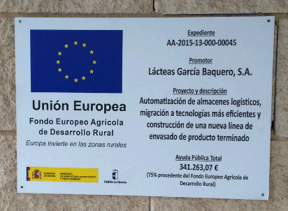 Proyecto «Europa invierte en las zonas rurales» del Fondo Europeo Agrícola de Desarrollo Rural y la Unión Europea