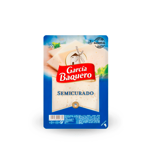 Queso Semicurado en Lonchas Garcia Baquero