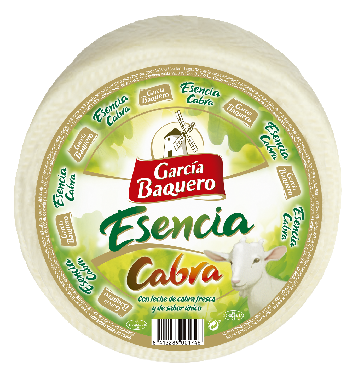 Queso natural cabra